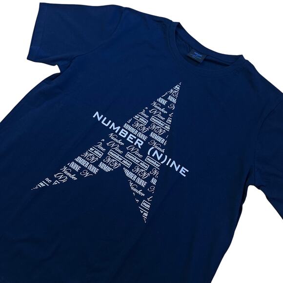 M Number Nine Marlboro Tee Navy - Picture 2 of 5